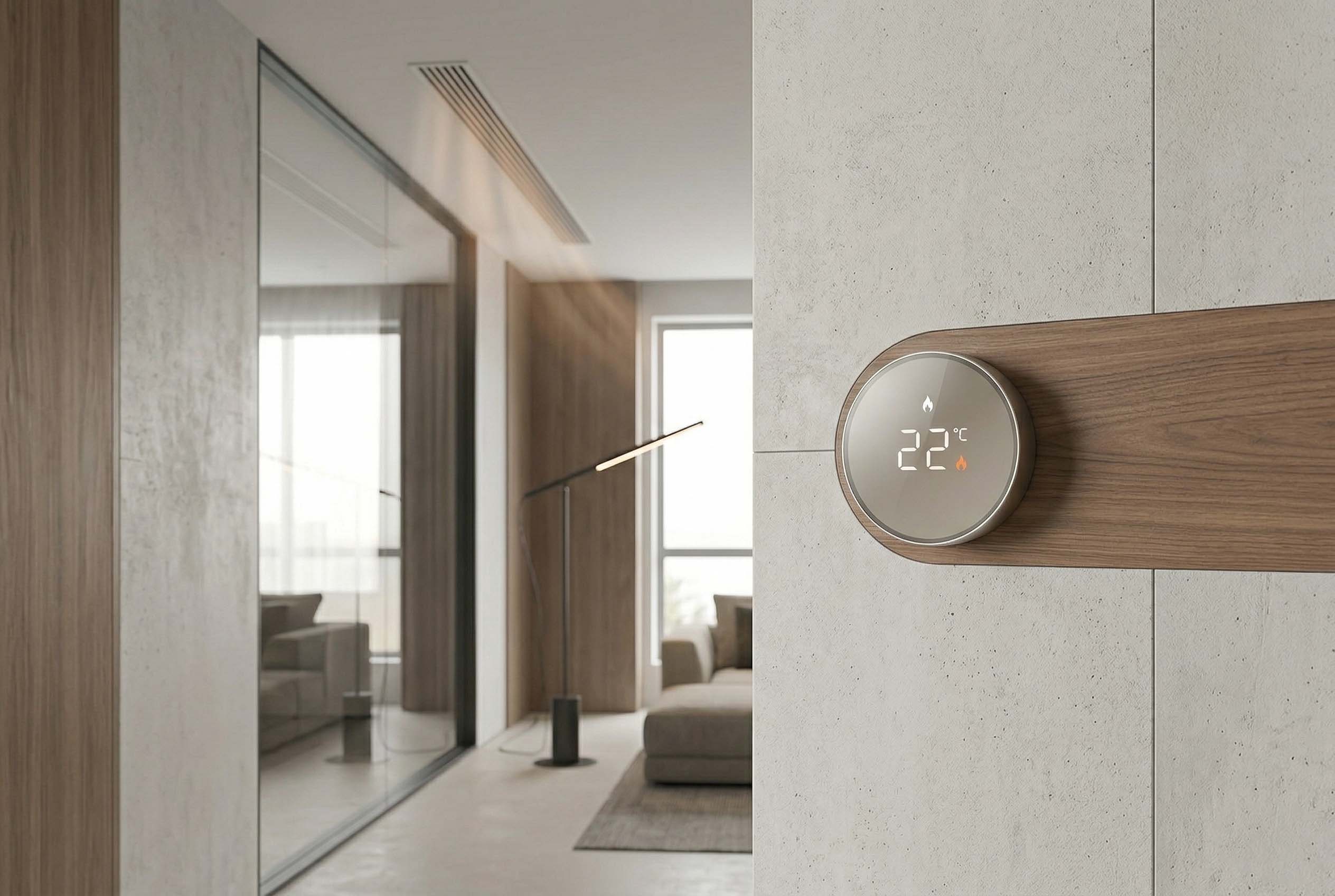 Smart thermostat for heating and cooling control